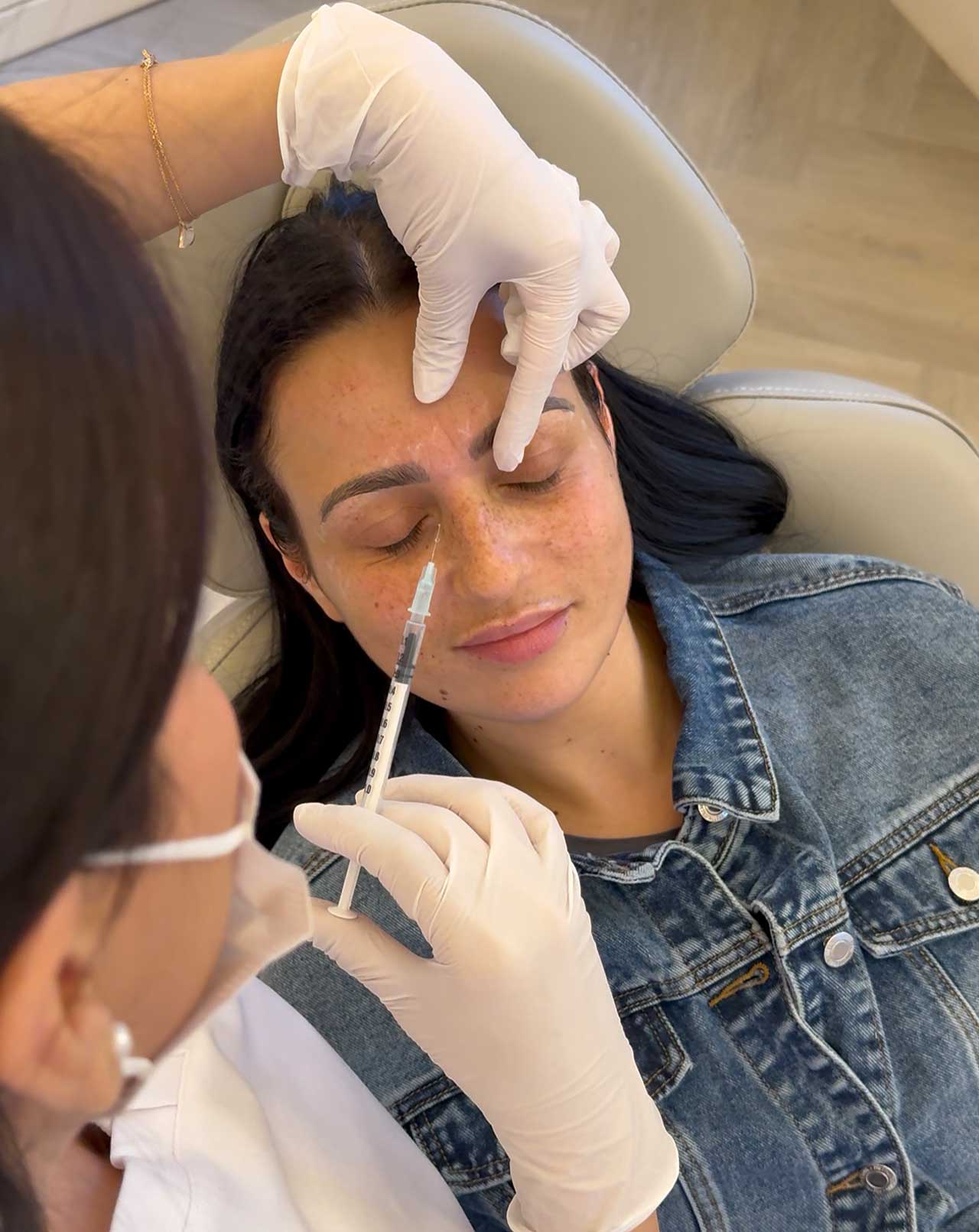 how anti wrinkle treatment works for frown lines