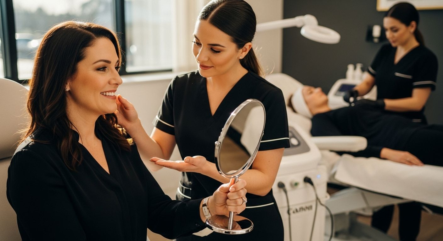 non-invasive facial treatments, aesthetic clinic, consultation