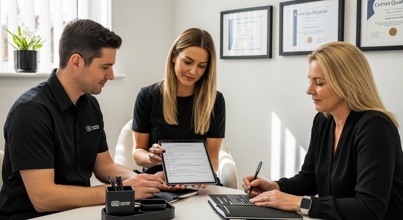 aesthetic consultation, patient checklist, professional advice