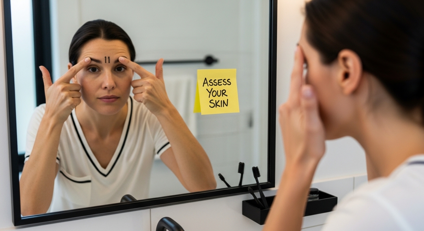 forehead self-assessment 11 lines
