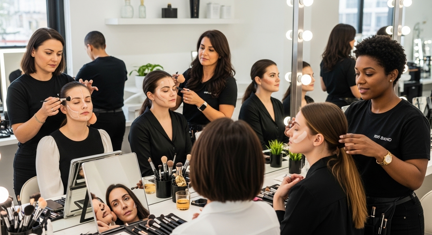 facial contouring, makeup techniques, beauty tutorial