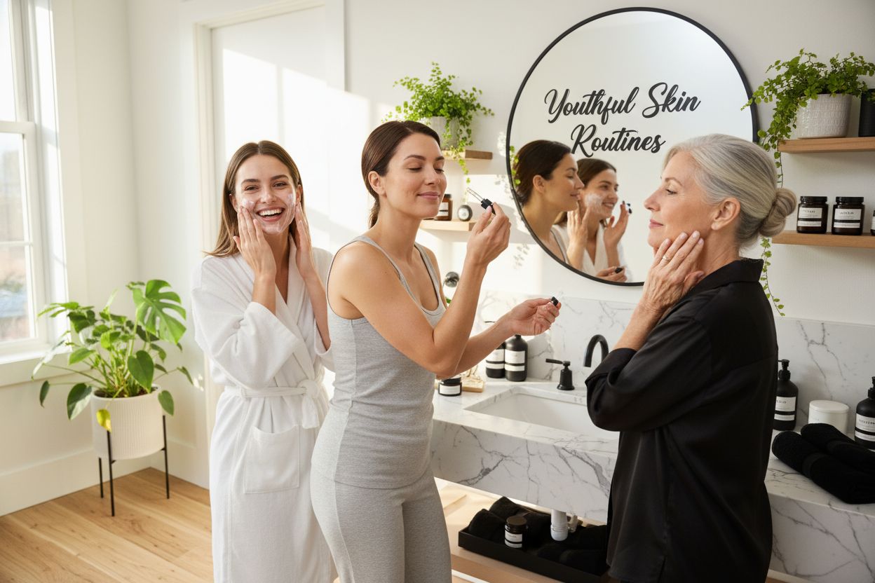 youthful skin routines