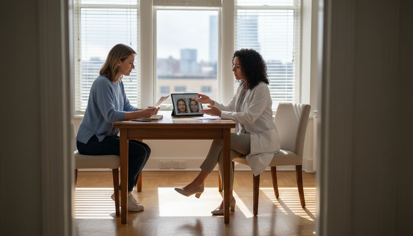 Lip filler consultation in London clinic