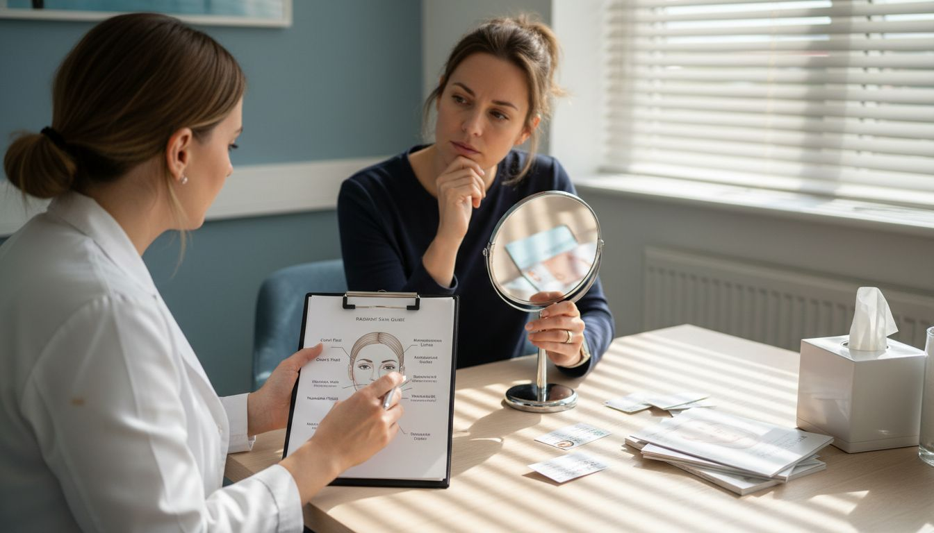 Facial contour consultation in clinic setting