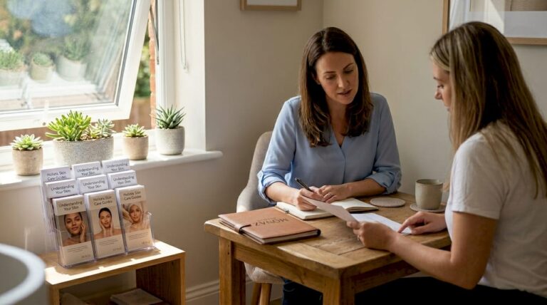 Home 11 Aesthetic consultation in a sunlit clinic room
