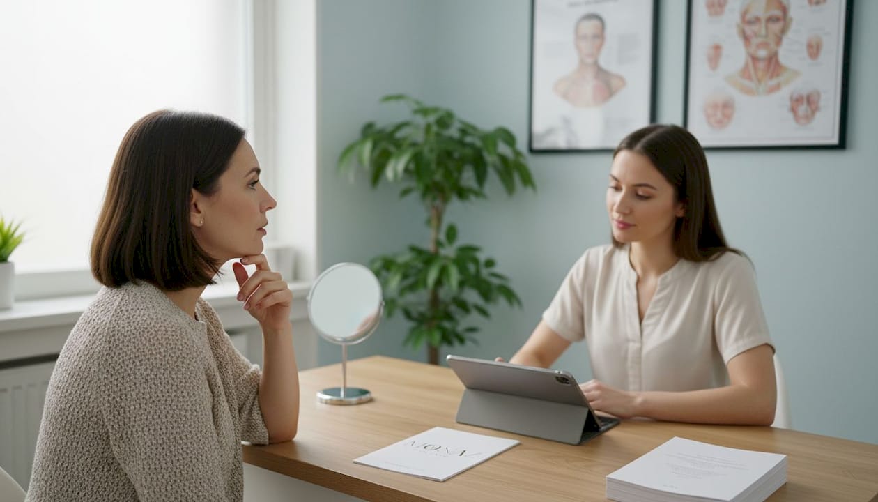 Consultation for lip and lower face rejuvenation