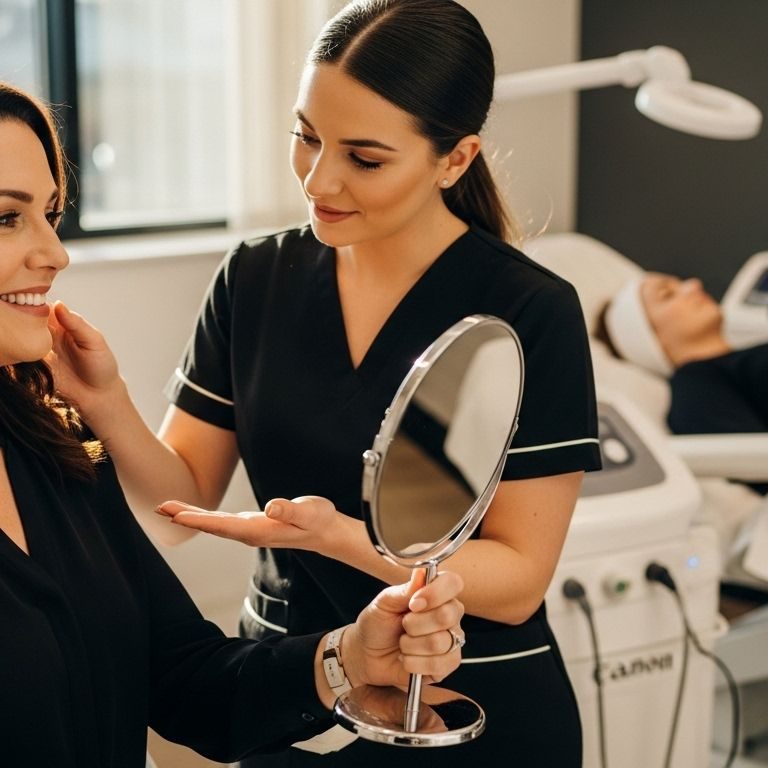 non-invasive facial treatments, aesthetic clinic, consultation