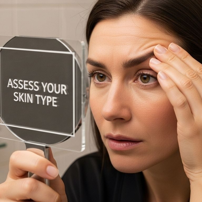 skin assessment frown lines