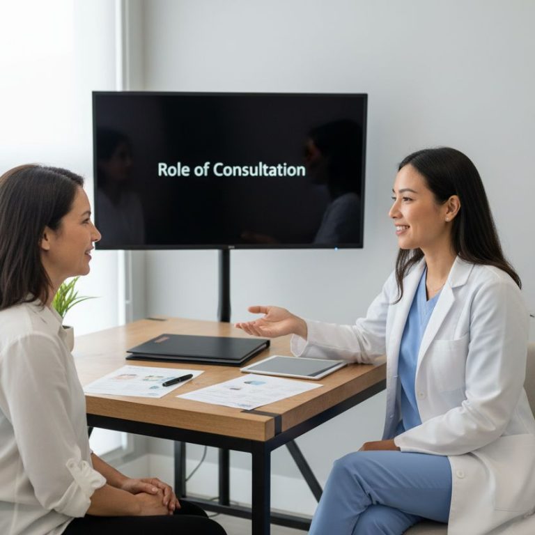 consultation aesthetic treatment