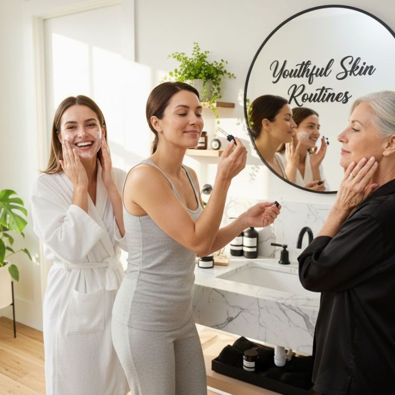 youthful skin routines