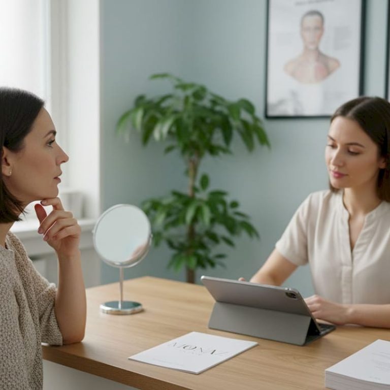 Consultation for lip and lower face rejuvenation